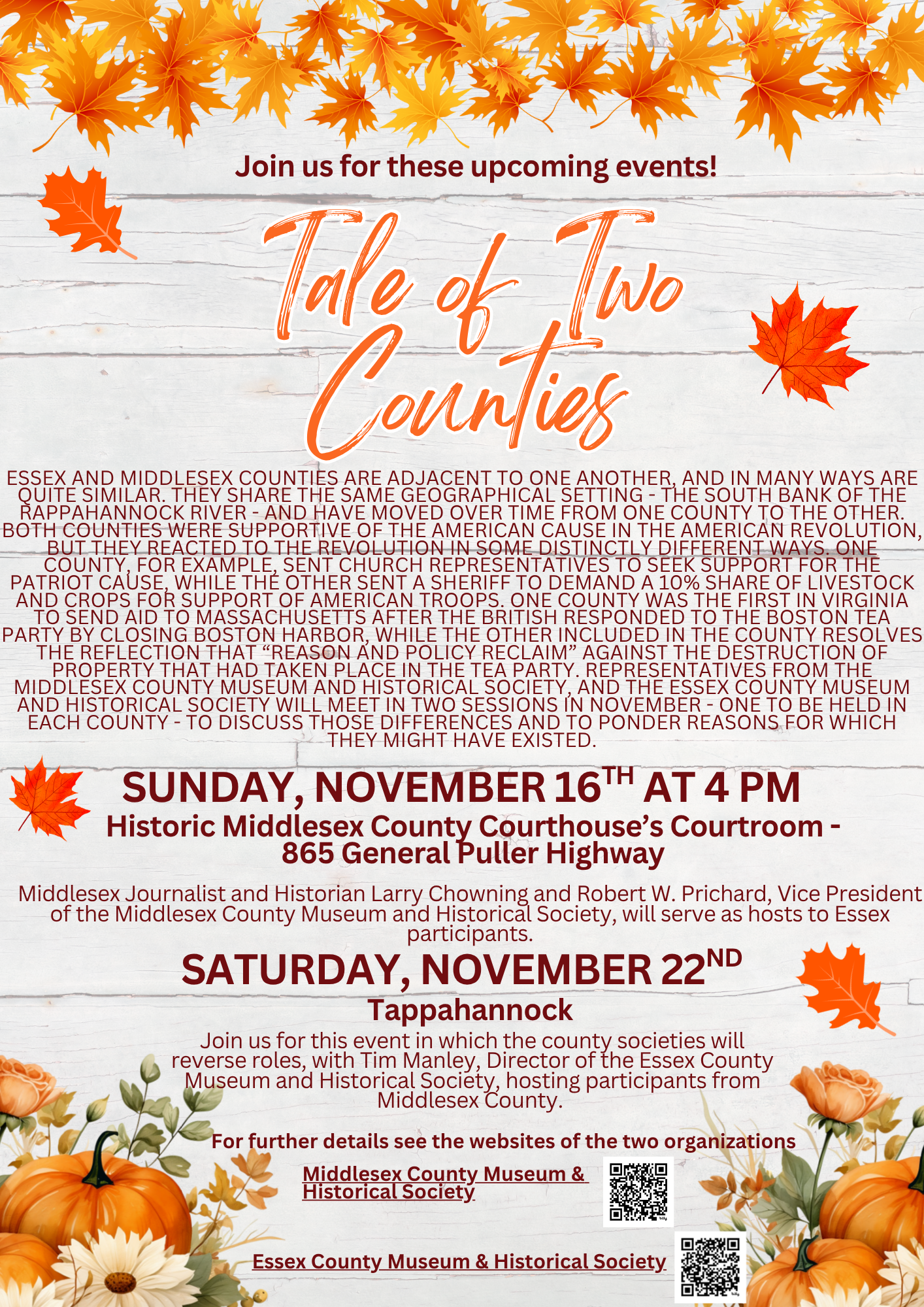 Tale of Two Counties